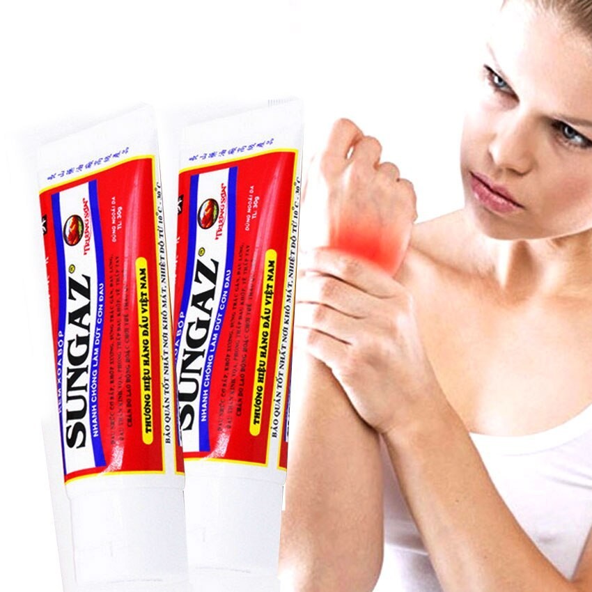 dầu xoa bóp gpu Sungaz Trường Sơn nhanh chóng làm dứt cơn đau Phong Thấp Lâu Năm 30g 1 tuýp