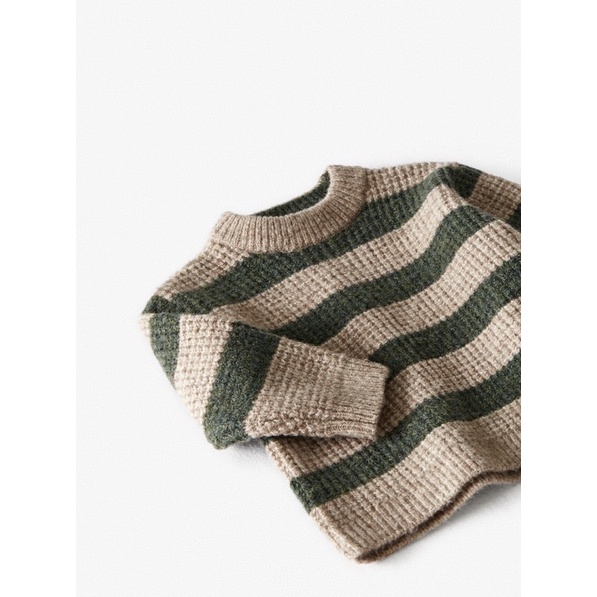 Áo len kẻ ngang zara