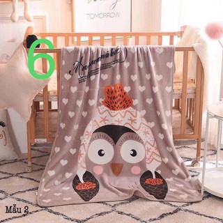 chăn lông tuyết 2 lớp siêu mềm cho bé