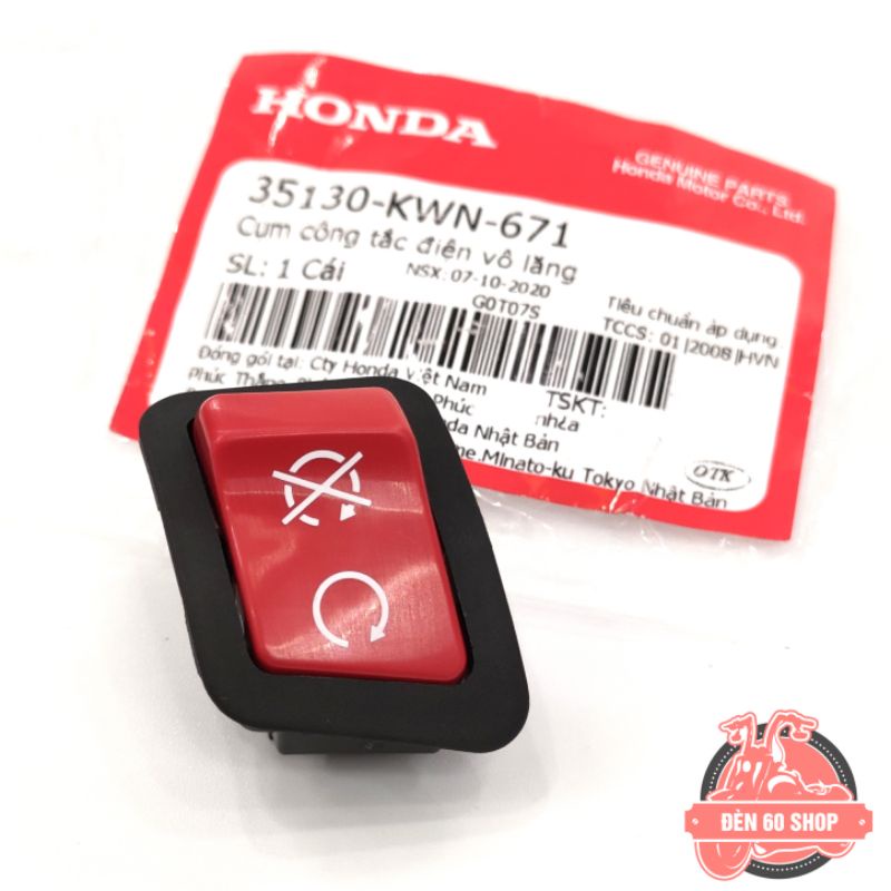 Nút Đỏ SH300I Chính Hãng - Nút Tắt Động Cơ/Idling Stop