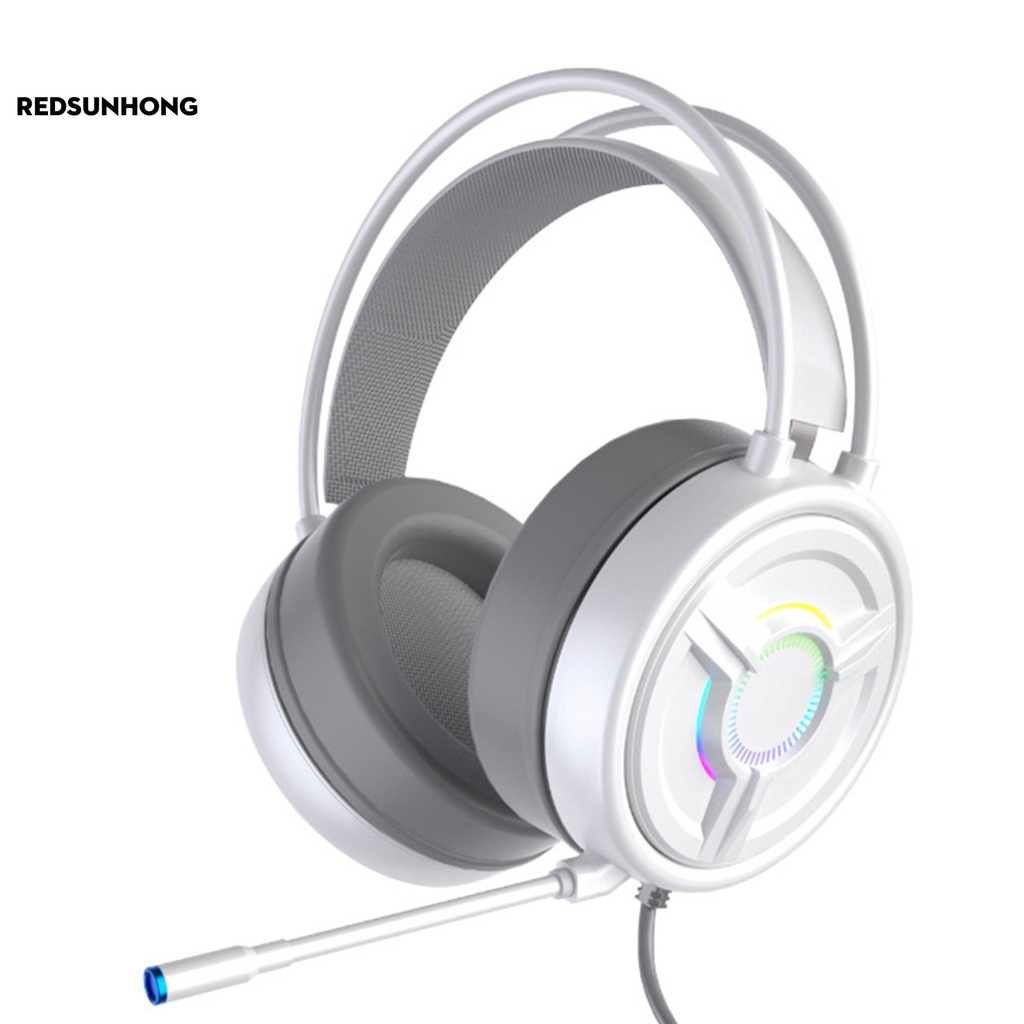 Tai Nghe Chơi Game Có Dây Hình Tai Mèo Phát Sáng 3.5mm / Usb