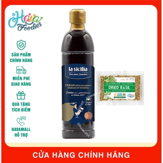 Tặng Lá Basil - Men Giấm Balsamic Modena La Sicilia 500ml