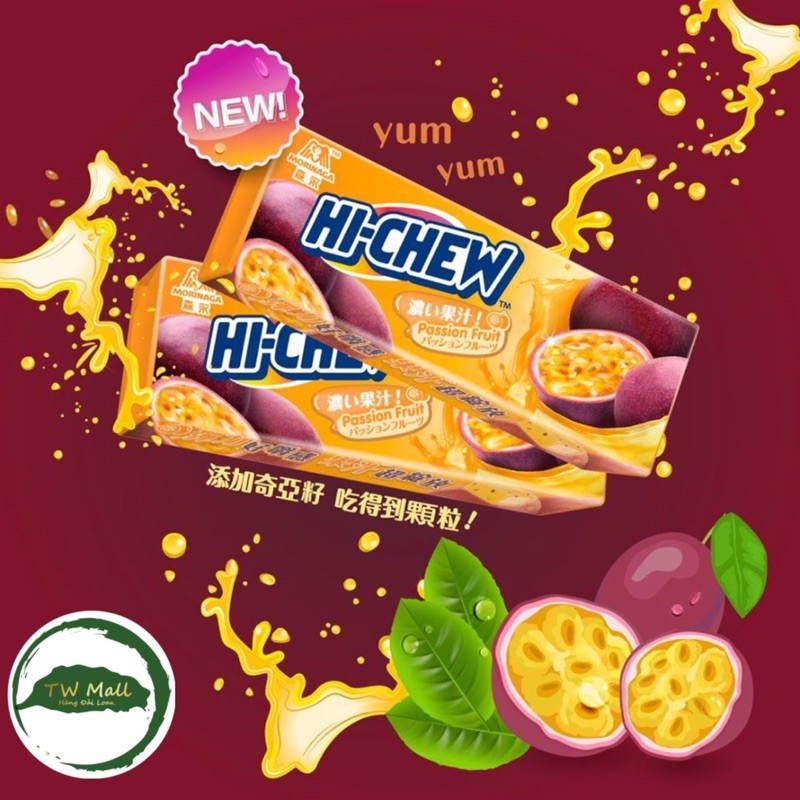 THANH  KẸO MỀM HI-CHEW MORINAGA ĐÀI LOAN HƯƠNG TRÁI CÂY 35g