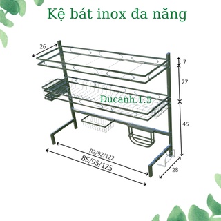 Kệ để chén bát đa năng inox không gỉ