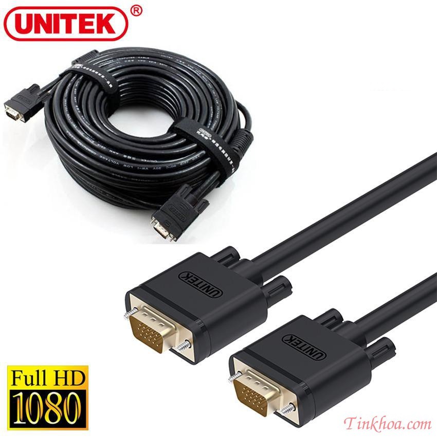 Cáp vga 10m UNITEK YC506G(Y-C506G)