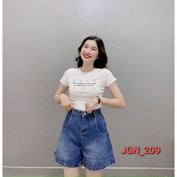 [ Kèm Ảnh Thật ] QUẦN SHORT JEAN NỮ LƯNG CAO ỐNG RỘNG KIỂU DỄ THƯƠNG, QUẦN NGỐ NỮ - XƯỞNG MAY TÚ LINH | BigBuy360 - bigbuy360.vn