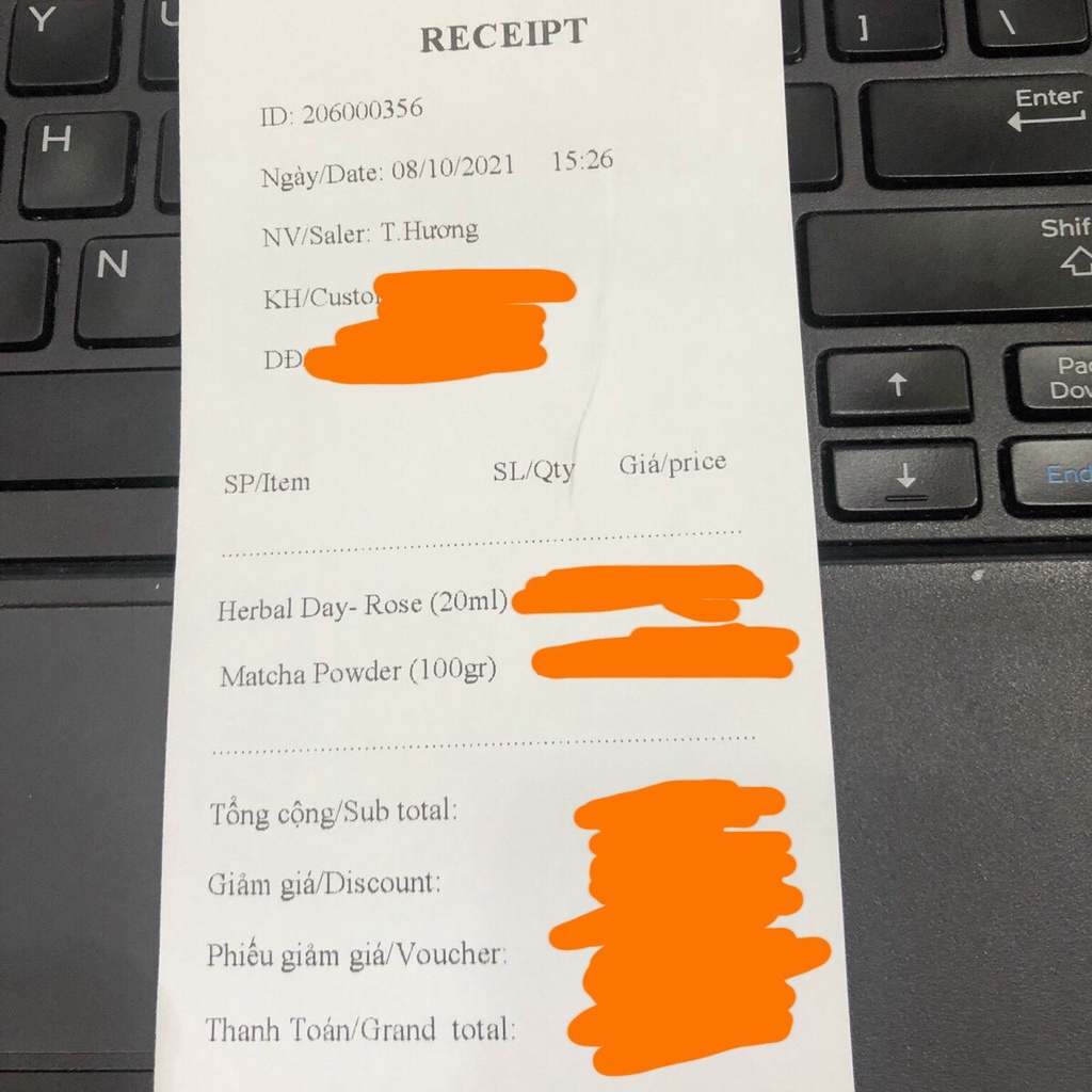 [100% thiên nhiên] Tinh dầu ngừa thâm và hồng ti, nách, bẹn, vùng kín chiết xuất từ thiên nhiên Rose herbal day 20ml | BigBuy360 - bigbuy360.vn