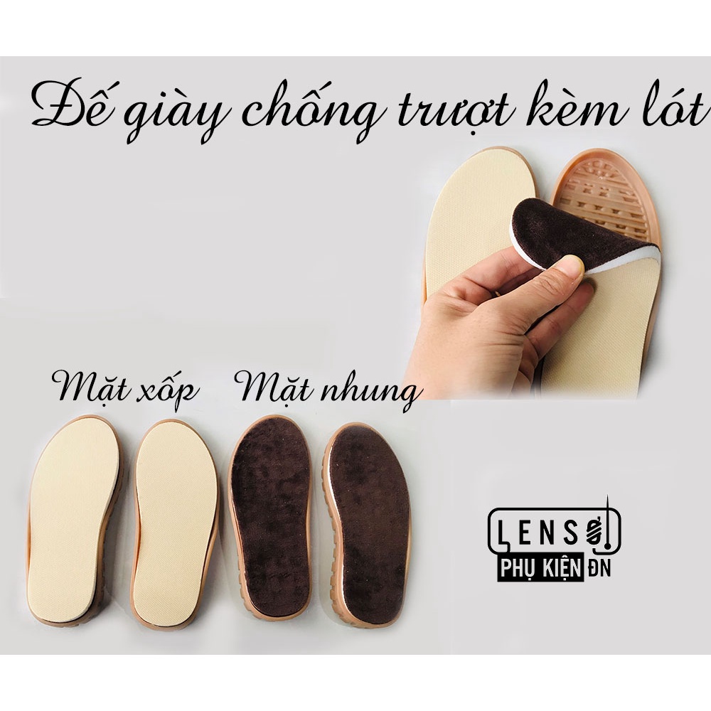 Đế giày su chống trượt có kèm xốp lót cho bé