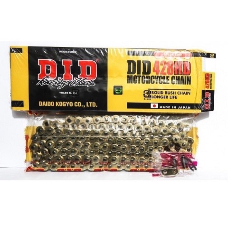 Sên Vàng DID 9 ly 428D - 10 ly 428HD - Made in Japan