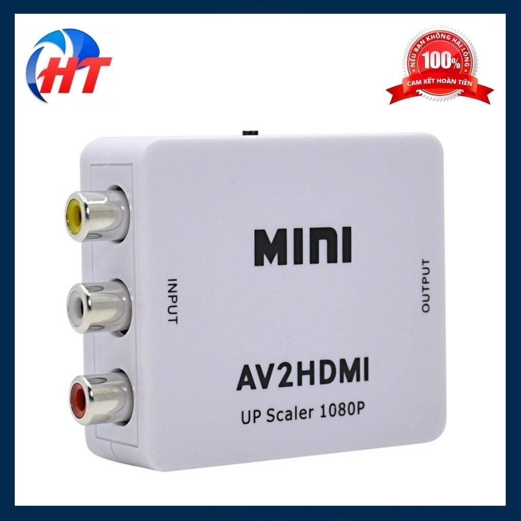 Chuyển tính hiệu từ AV (đỏ, vàng, trắng) sang HDMI