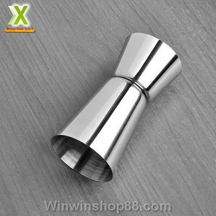 Ly Đong Inox 2 Đầu Dụng Cụ Pha Chế Quán Bar, Trà Sữa ,Sinh Tố