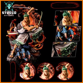 Siêu phẩm mô hình zoro mặc kimono đại chiến ở wano quốc