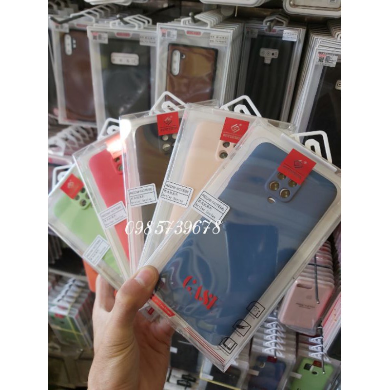 Ốp lưng dẻo màu Xiaomi redmi note 9S/redmi note 9 pro hiệu KT Desing chống bám bẩn