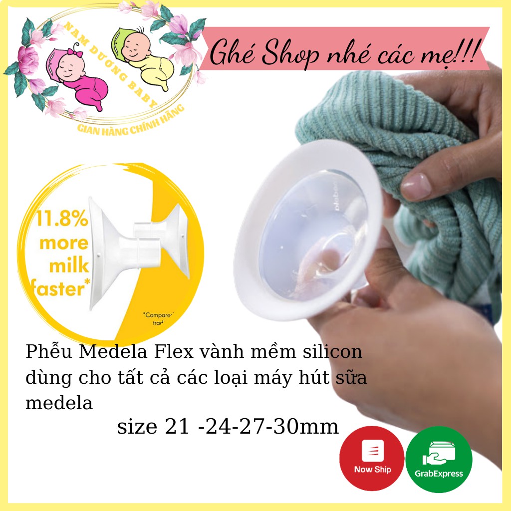 [Mã FMCG8 giảm 8% đơn 500K]Phễu máy hút sữa vành mềm Flex Góc 105 ° cải thiện dòng sữa tốt hơn[ Hàng Chính Hãng]