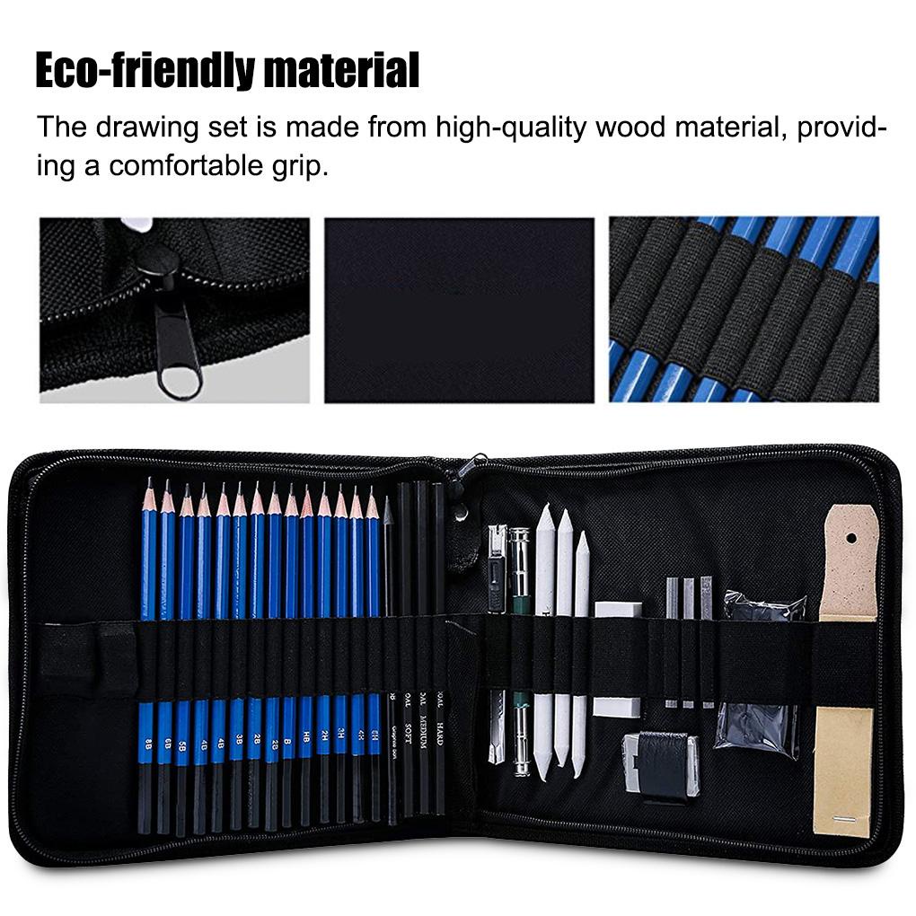 Bộ 32 Bút Chì Vẽ Phác Thảo 2B 4B 8B
