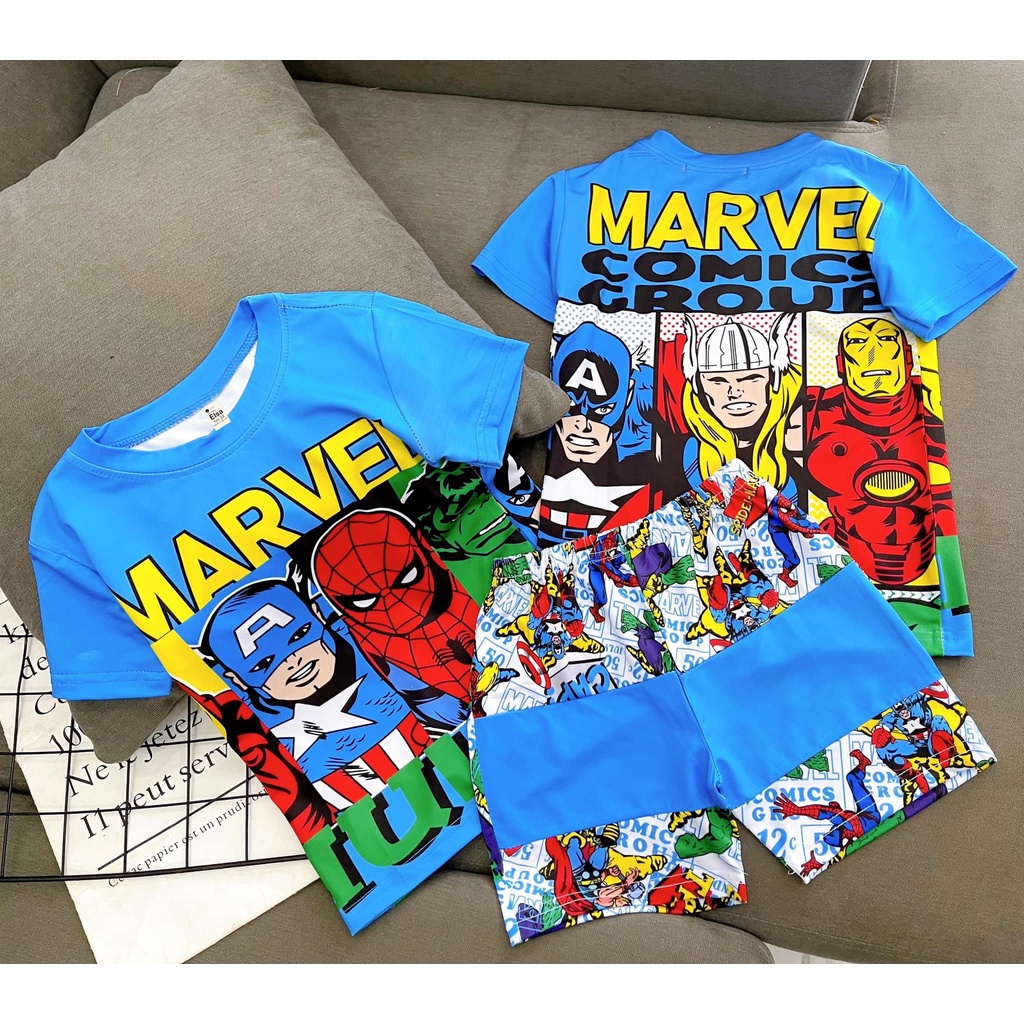 Bộ đồ bé Trai in hình 3D (8-40Kg) chất liệu mềm mịn thoáng mát được các bé Trai yêu thích Bán Chạy Nhất