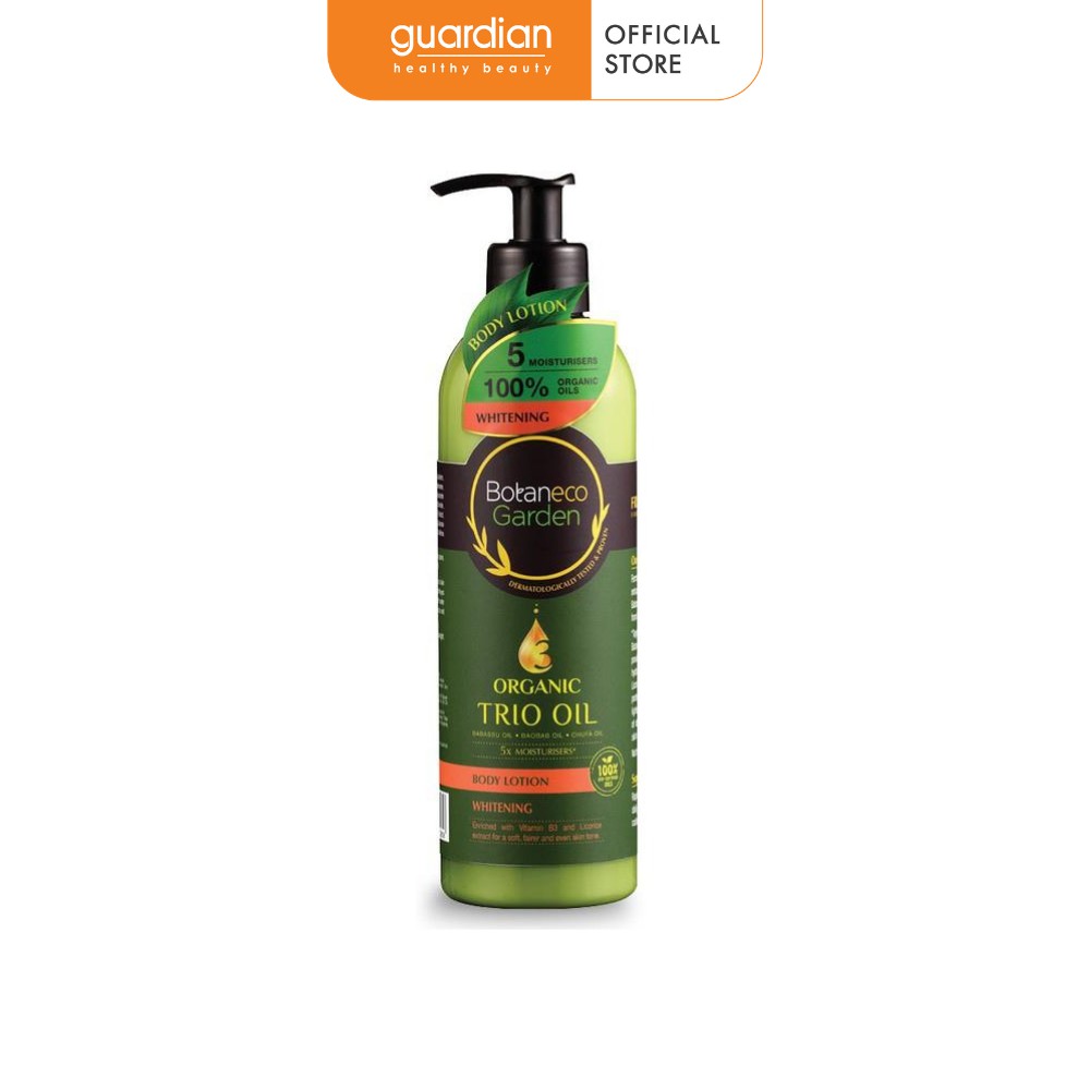 Sữa dưỡng thể Botaneco Garden Organic Trio Oil làm trắng sáng 400ml