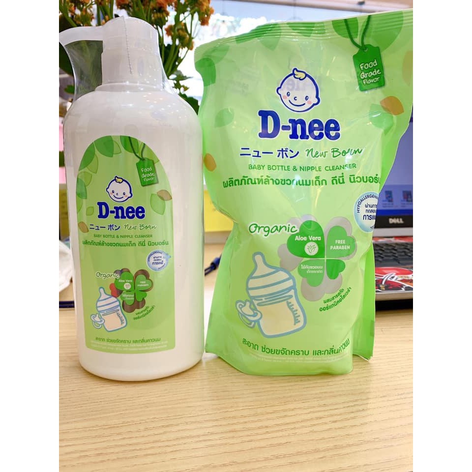 𝑺𝑰𝑬̂𝑼 𝑲𝑯𝑼𝒀𝑬̂́𝑵 𝑴𝑨̣𝑰COMBO NƯỚC RỬA BÌNH SỮA DNEE ORGANIC