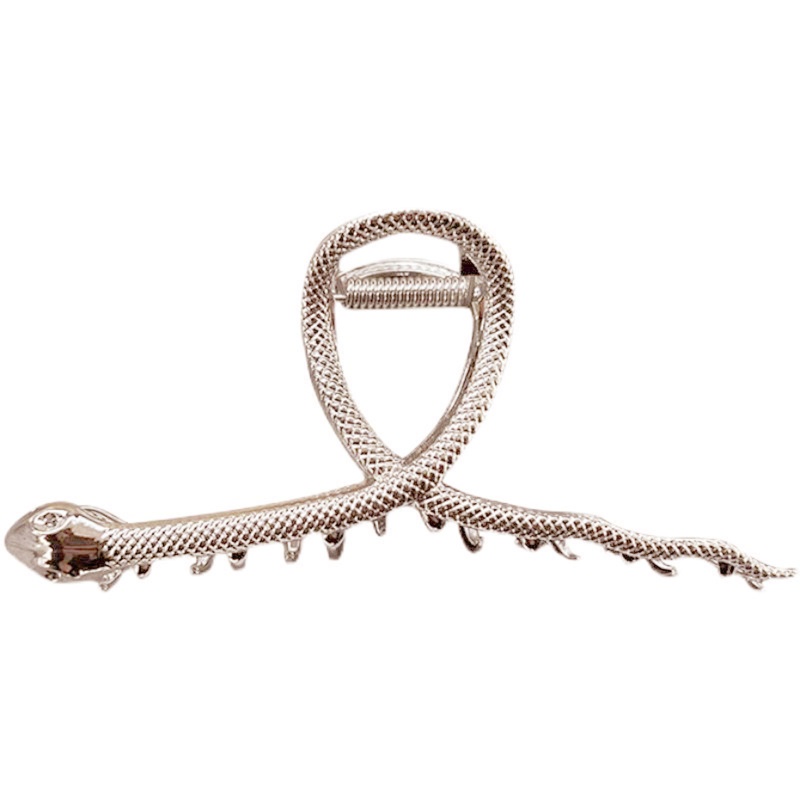 Kẹp Tóc Càng Cua Dạng Rắn Bằng Hợp Kim Chống Trượt Chắc Chắn