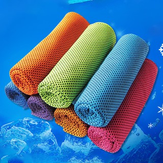 Khăn lạnh thể thao bản dày thấm hút mồ hôi, khăn tập gym đa năng 100x30cm