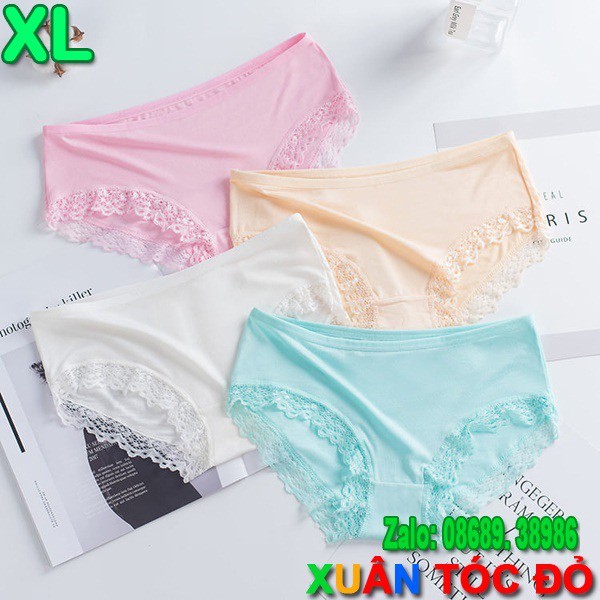 SỈ ZALO RẺ HƠN NHIỀU_ Quần Lót Viền Ren Siêu Đẹp Size To H002 XL