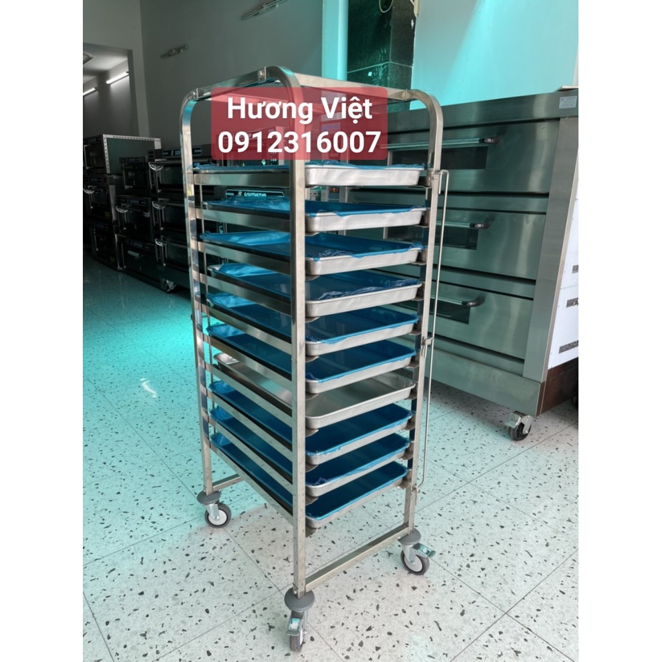 XE ĐỂ BÁNH 10 MÂM - MÂM 40X 60CM