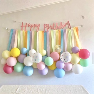 Set bóng bay trang trí sinh nhật phong cách Hàn Quốc