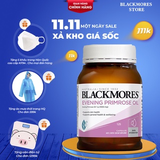 [Mã LT50 giảm 50k đơn 299K] Tinh dầu hoa anh thảo Blackmores Evening Primrose Oil Úc 125 viên (Mẫu mới)