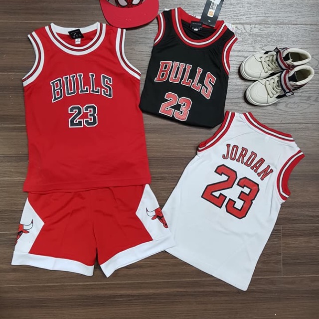 Bộ bóng rổ bulls 23 cho bé NoBrand