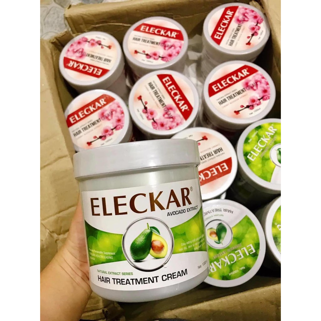 KEM HẤP DẦU Ủ TÓC ELECKAR 1000ML HÀNG CHÍNH HÃNG