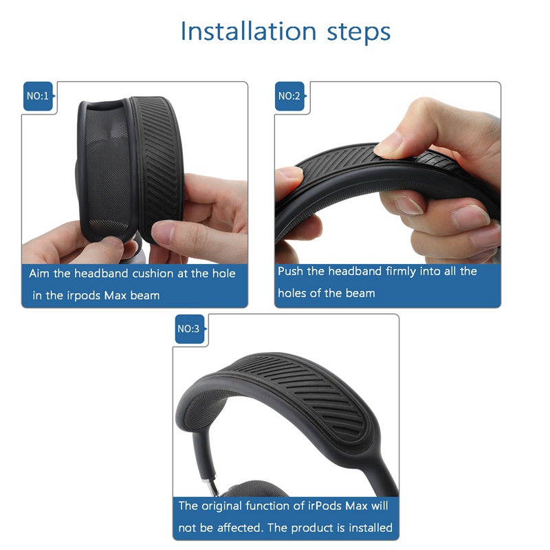 Vỏ Bọc Đệm Tai Nghe Bằng Silicone Có Thể Giặt Rửa Cho AirPods Max