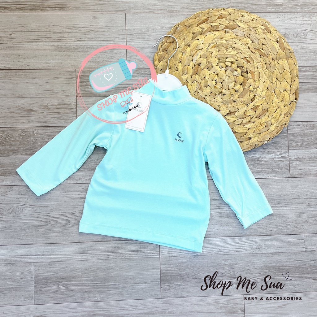 [MOON] Áo Giữ Nhiệt Cổ 3 Phân Giữ Ấm Cho Bé Hàng Chính Hãng