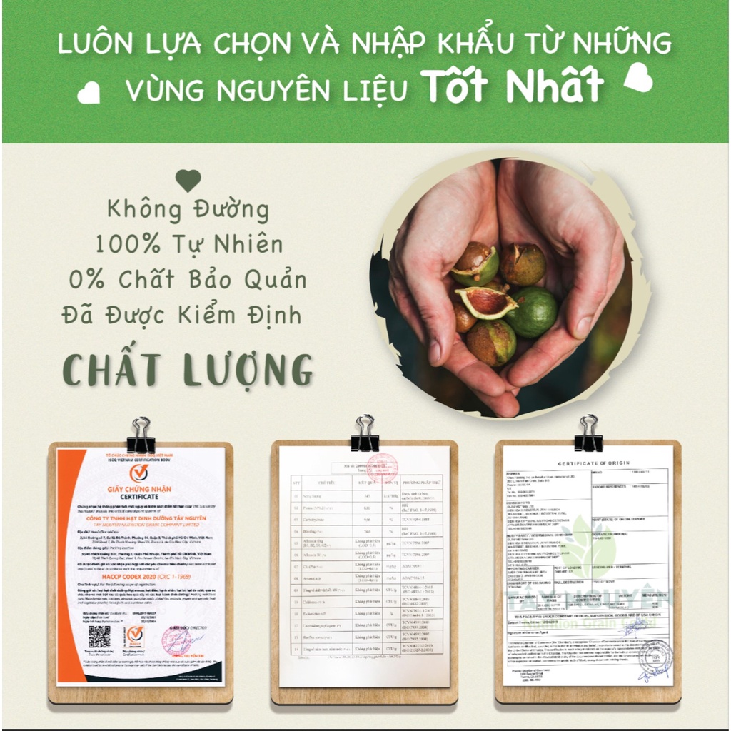 Hạt mix dinh dưỡng granola 8 loại hạt, ngũ cốc bà bầu gồm macca, óc chó, hạnh nhân, điều, bí xanh, nho, việt quất