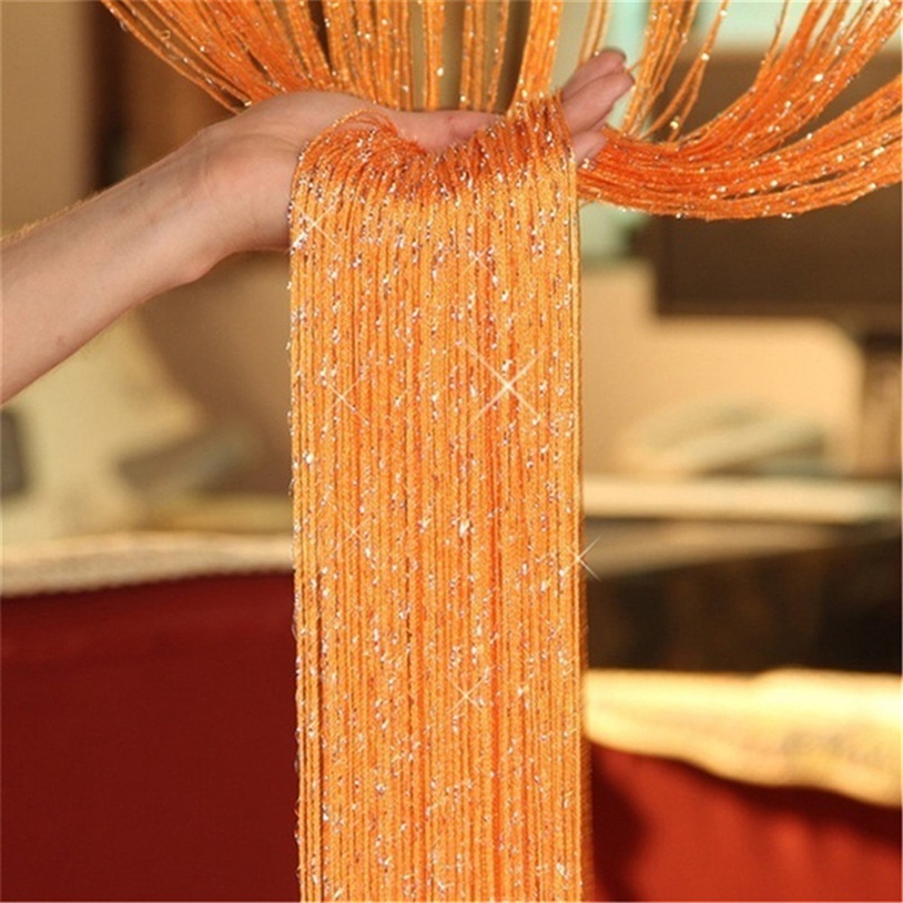 Rèm Cửa Dây Tua Rua Màu Bạc Dùng Chia Phòng/ Cửa Ra Vào