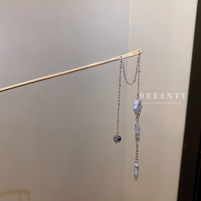 Trâm Cài Tóc Đính Hạt Và Tua Rua Phong Cách Trung Hoa Cổ Điển Thời Trang Mới