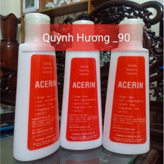 Sữa rửa mặt dịu nhẹ acerin 155ml giúp làm sạch da