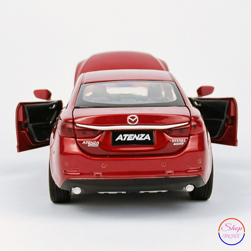 Xe mô hình sắt Mazda 6 TẶNG KÈM BIỂN SỐ tỉ lệ 1:32 hãng BeiYue