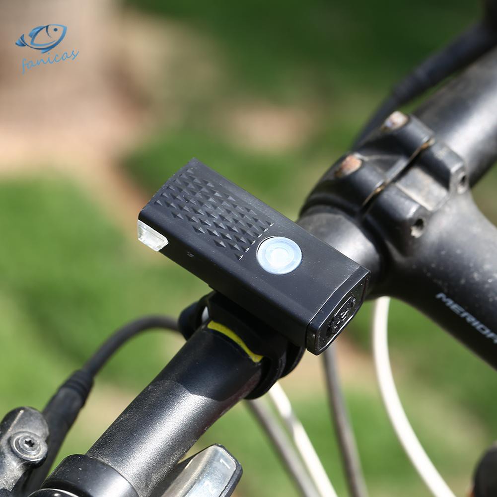 Đèn pha led gắn xe đạp sạc cổng USB