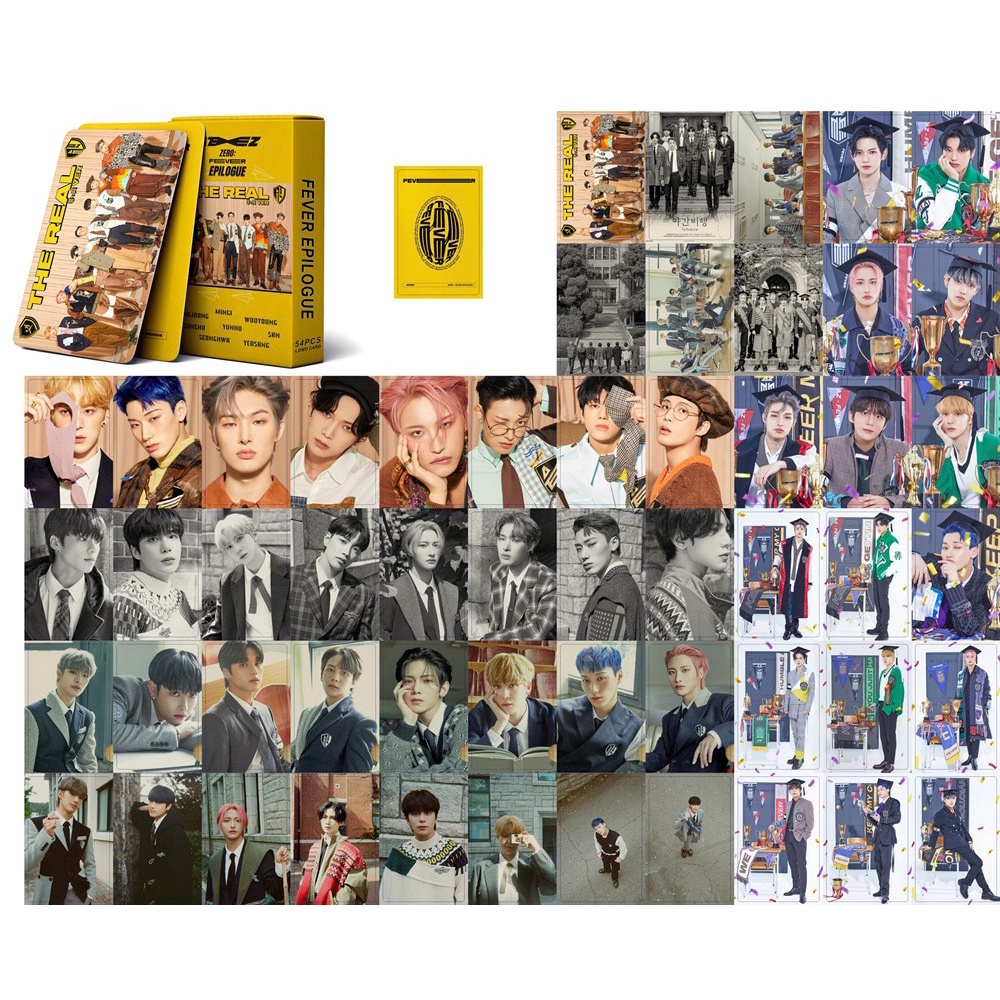 ATEEZ Album Paradigm Photocard ATEEZ BEYOND : ZERO ROCKY Lomo Card Postcard 55 chiếc / hộp
