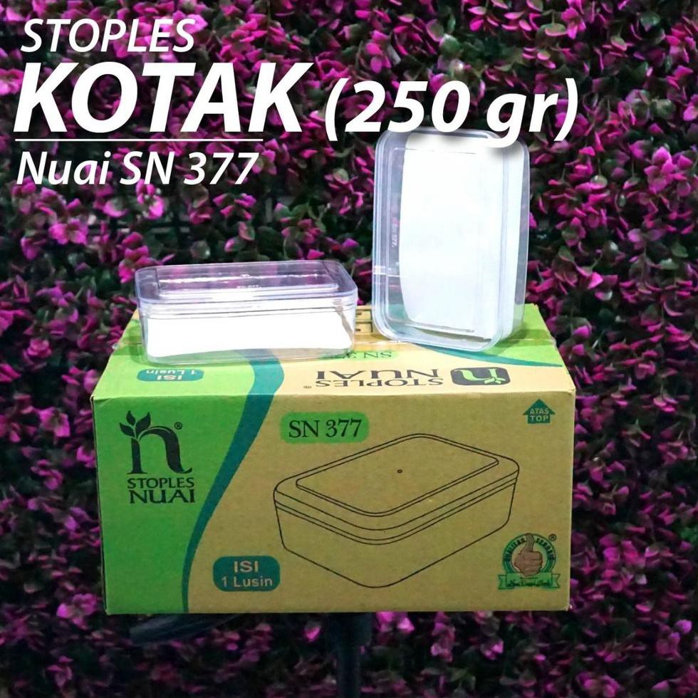 Nuai Lọ Hình Chữ Nhật Đựng Thực Phẩm 377 - Dày 0.25 Kg (mã 11)