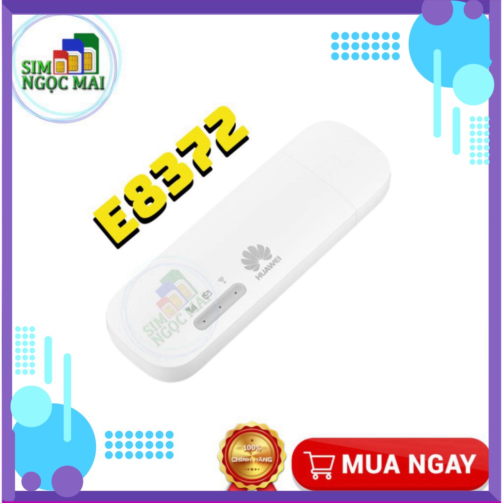 SALE NÀO CẢ NHÀ 50% BỘ PHÁT WIFI SIM 4G HUAWEI E8372 SALE NÀO CẢ NHÀ 50%