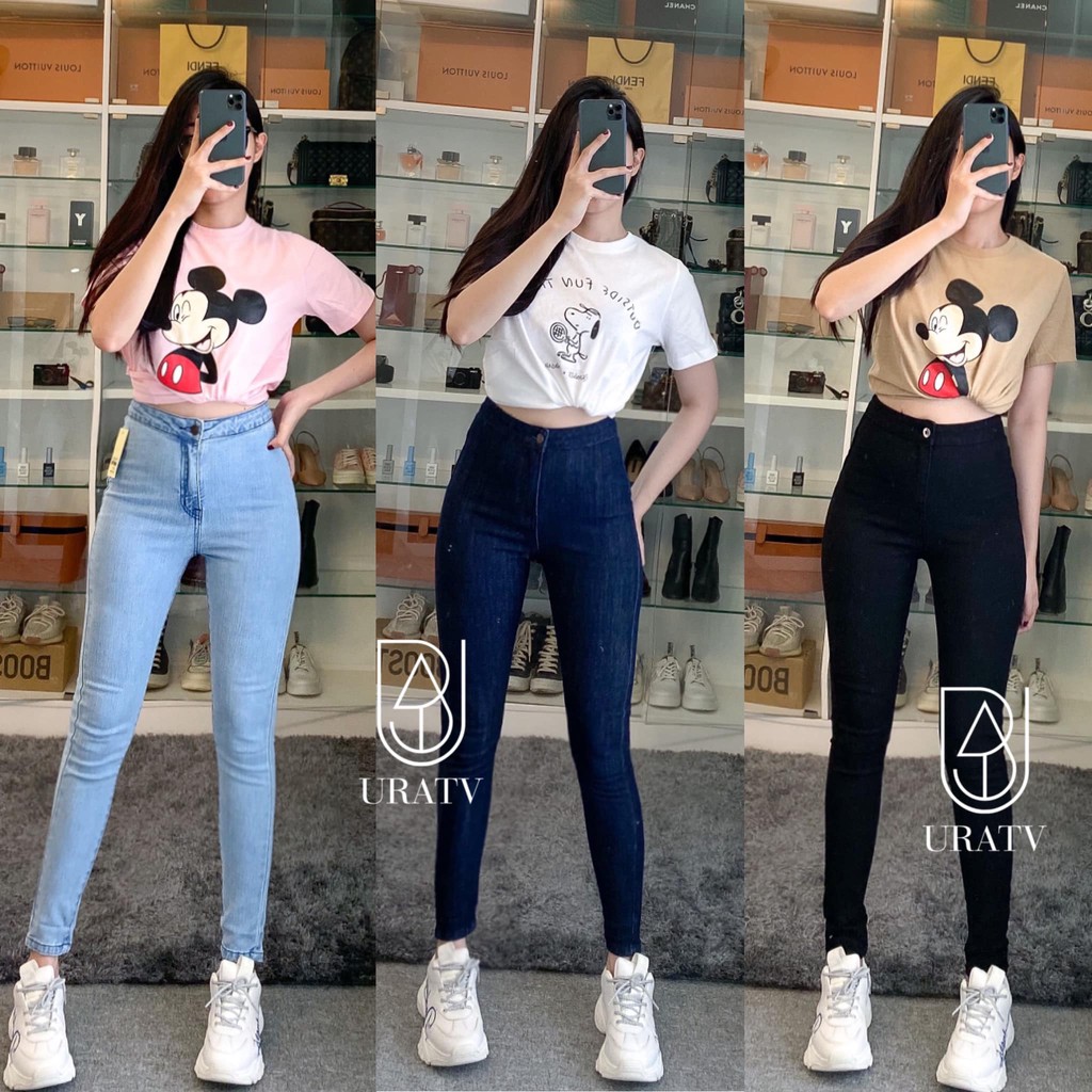 [FREESHIP - ẢNH CHÍNH CHỦ] Quần SKINNY jean CẠP LIỀN T0PSH0P lưng cao | BigBuy360 - bigbuy360.vn