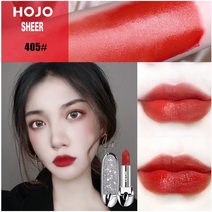 Son Thỏi HoJo Có Gương Soi Đính Đá Lấp Lánh Princess The Shine Of A Star Drill Moistens Your Lips No.8028 | BigBuy360 - bigbuy360.vn
