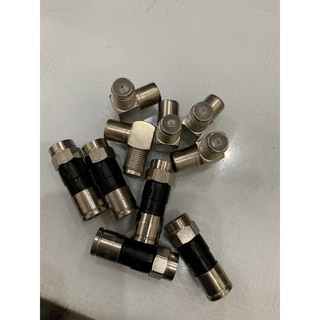 jack ,rắc tivi F5 nén,rắc F đực cong ,bóp dọc dùng cho dây ăng ten gắn vào tivi 5 cặp