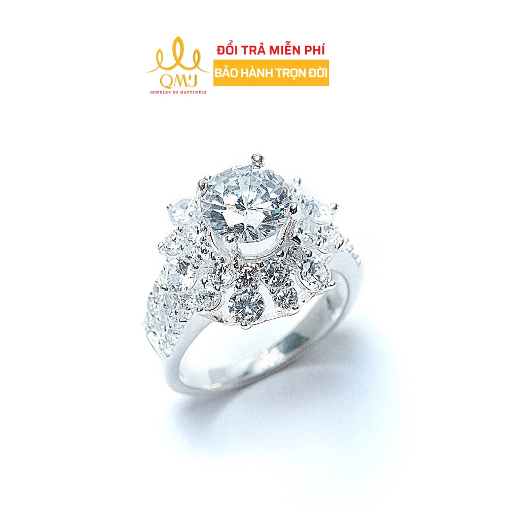 Nhẫn bạc QMJ Hải liên đăng thiết kế sang trọng Q007