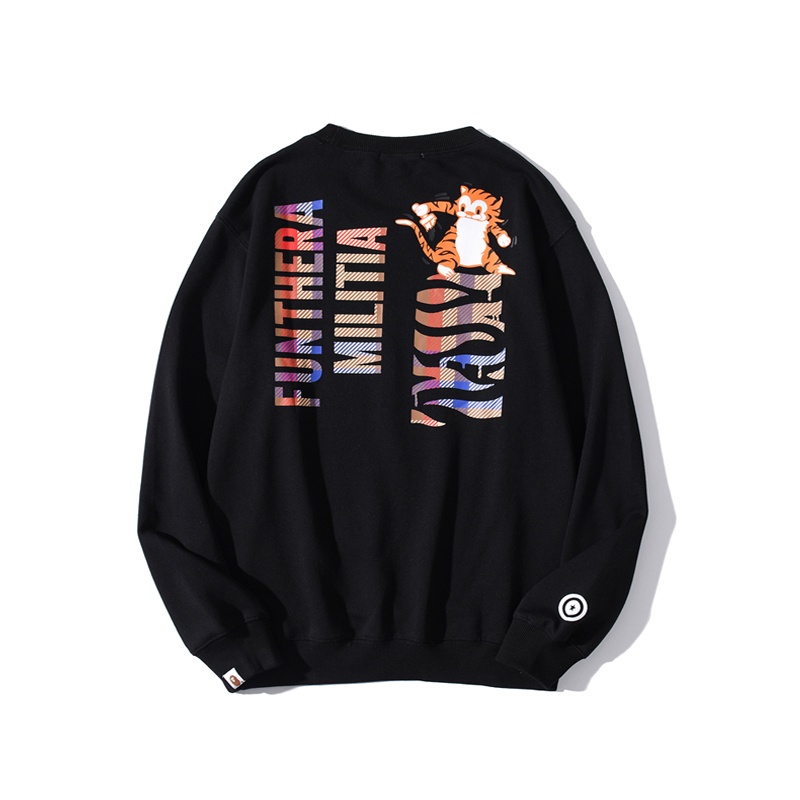 Sweater Bape Shark, Áo nỉ Bape Shark SS2021, chất liệu Cotton, màu đen BapeVN