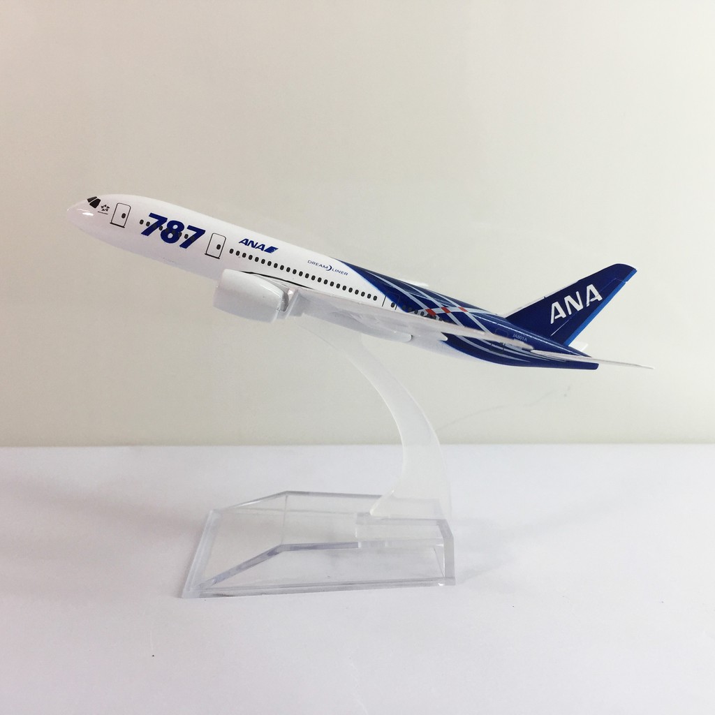 Mô hình máy bay kim loại Nhật Bản All Nippon Airways (ANA) 16cm dòng Boeing 777 món quà tặng mô hình die-cast trưng bày