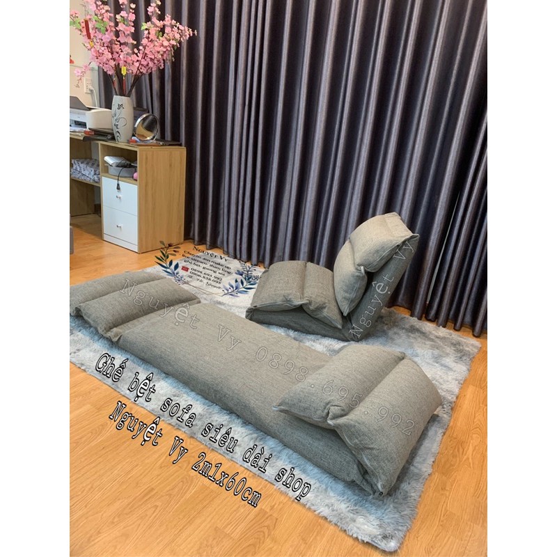 Siêu phẩm ghế bệt tựa lưng nằm ngồi đa năng 2m1x60cm Việt nam sản xuất