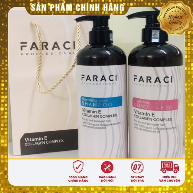 Cặp gội xả FARACI 750 ML mẫu mới nhất❤️ DẦU GỘI XẢ SIÊU PHỤC HỒI FARACI❤️