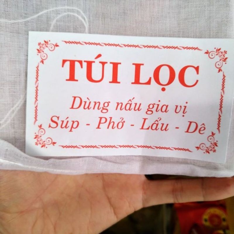 Combo 10 Túi vải lọc gia vị/trà